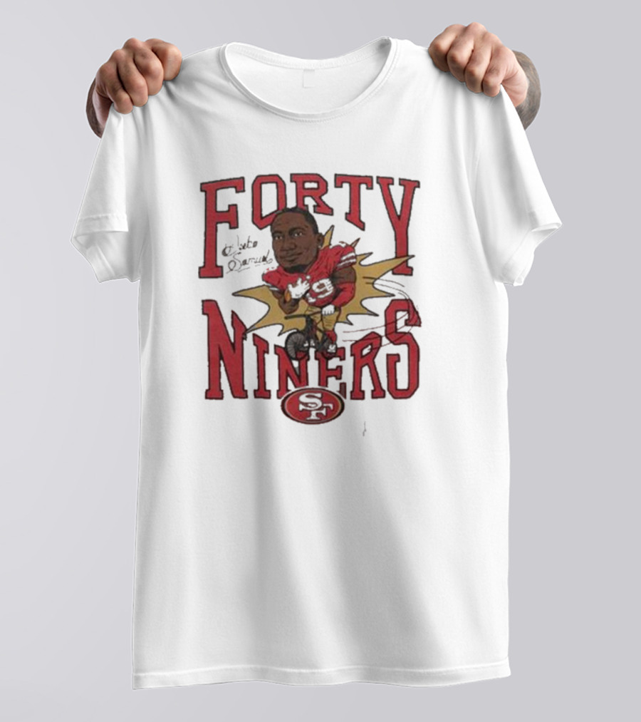 Forty Niners Deebo Samuel San Francisco 49ers Caricature Tri-Blend Homage T-Shirt