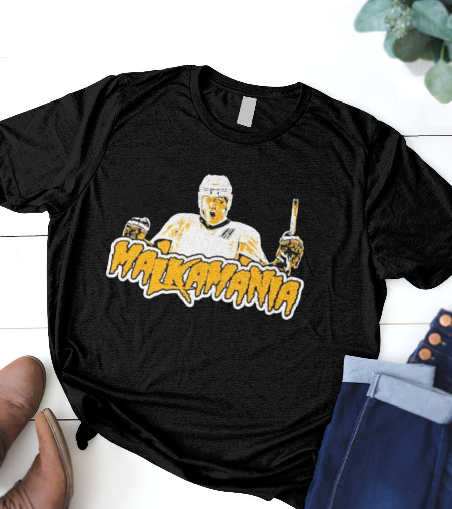 Pittsburgh Penguins Malkamania Hockey Enthusiast T-Shirt