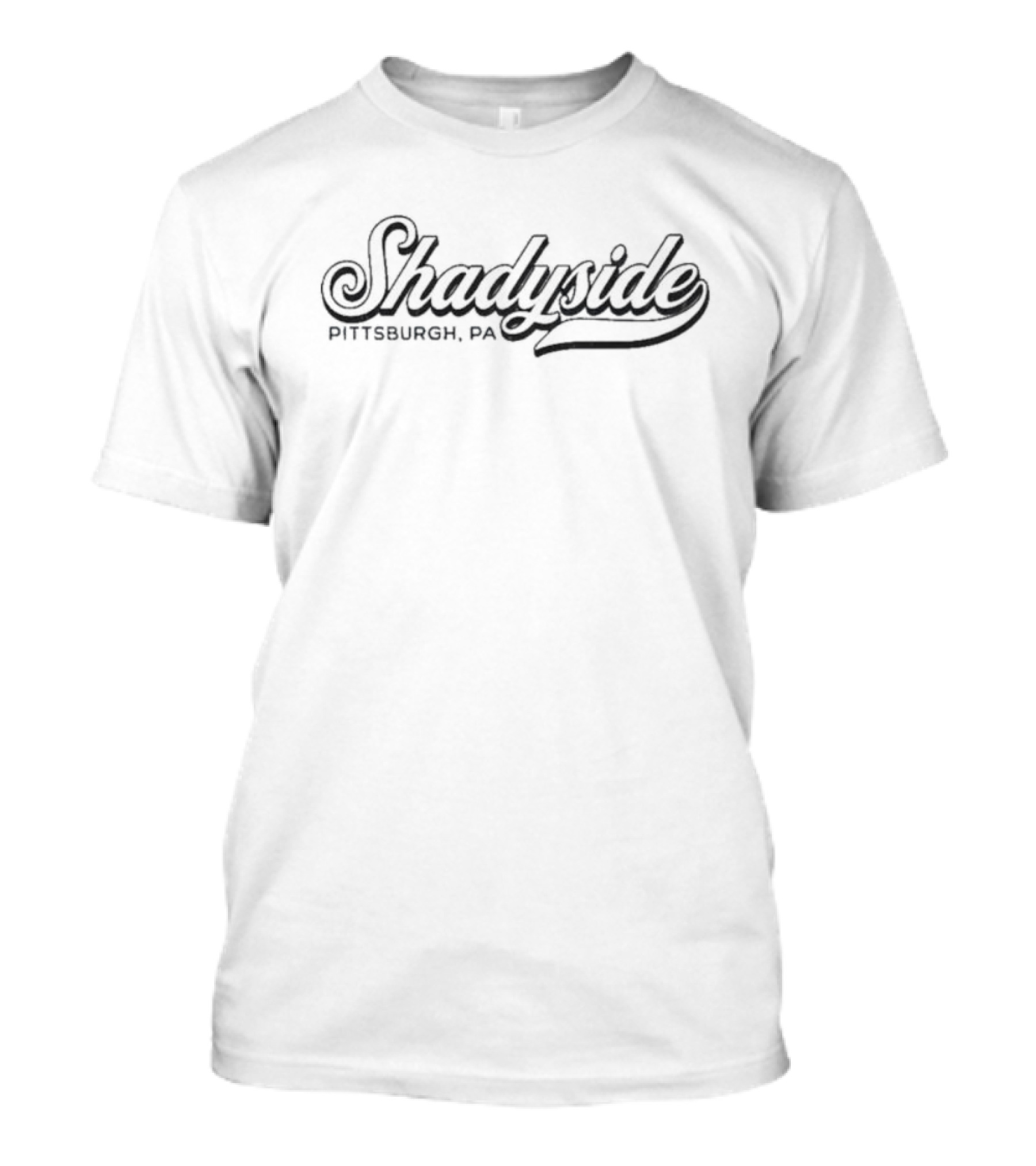 Shadyside Pittsburgh Pa Classic Script T-Shirt