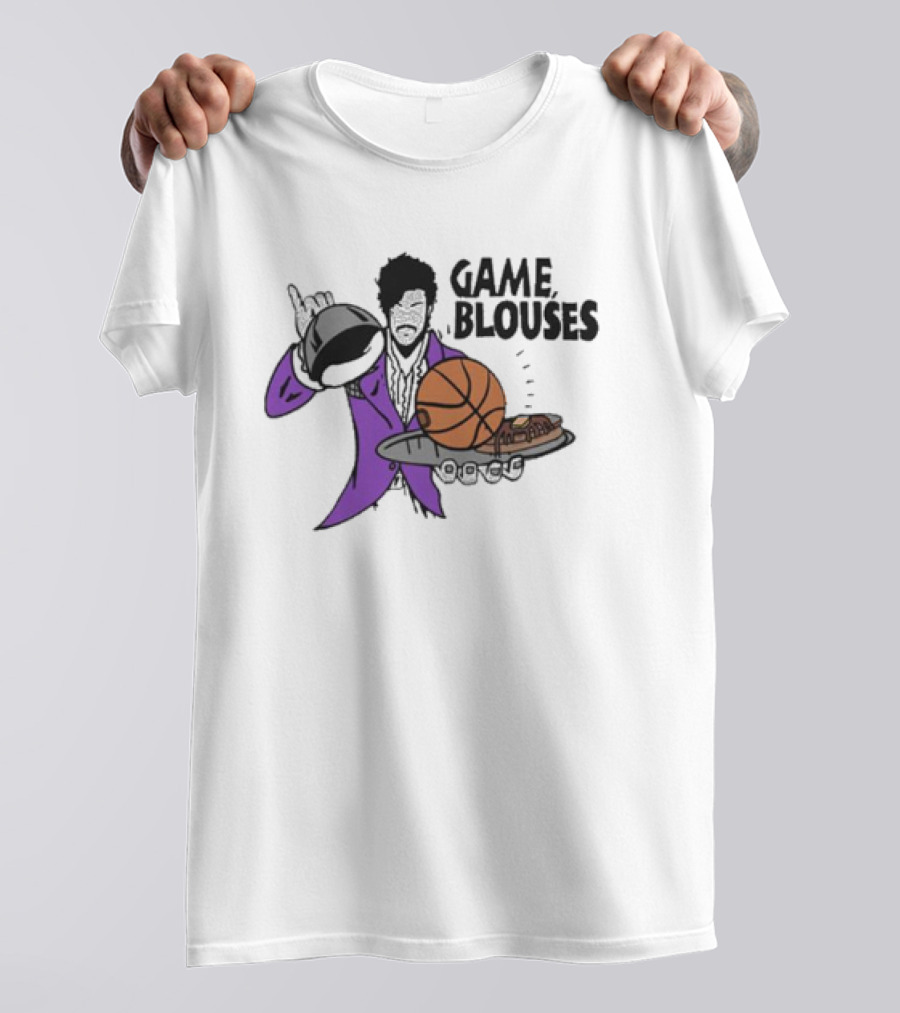 Game Blouses Basketball And Pancakes Purple Jacket T-Shirt
