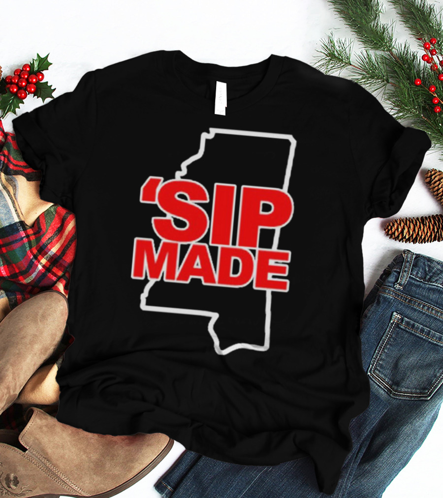 'SIP MADE Mississippi Outline Bolden T-Shirt