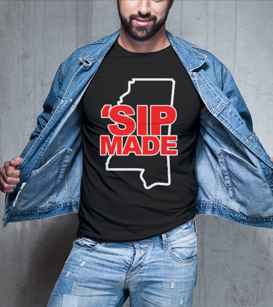 'SIP MADE Mississippi Outline Bolden T-Shirt