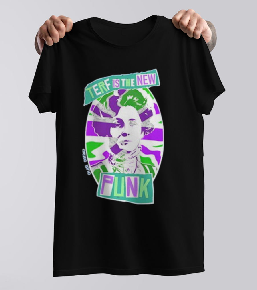 TERF Is The New Punk Emmeline Image Oval Equid Thing T-Shirt