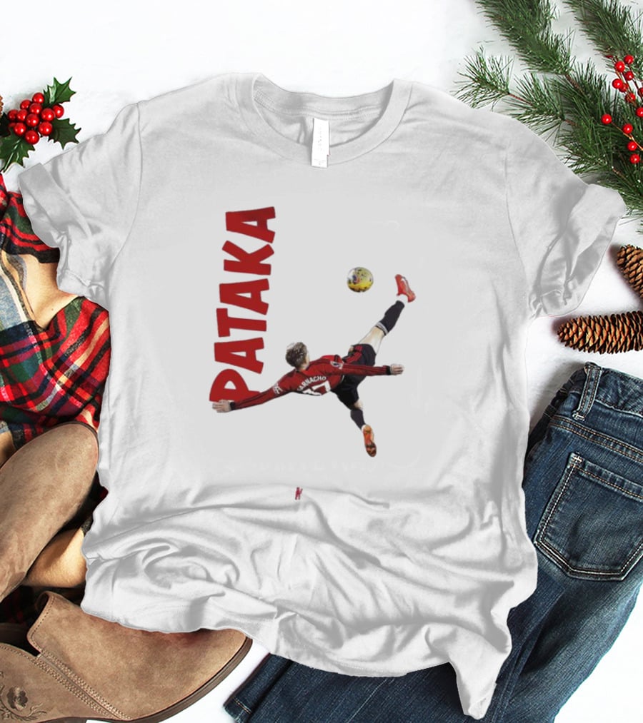 Alejandro Garnacho Bicycle Kick PATAKA Soccer T-Shirt