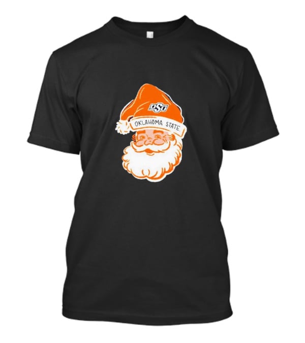 Oklahoma State Cowboys Santa Claus Christmas OSU Logo Hat T-Shirt