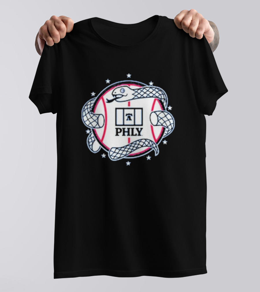 PHLY Snake Circle Stars Basketball T-Shirt