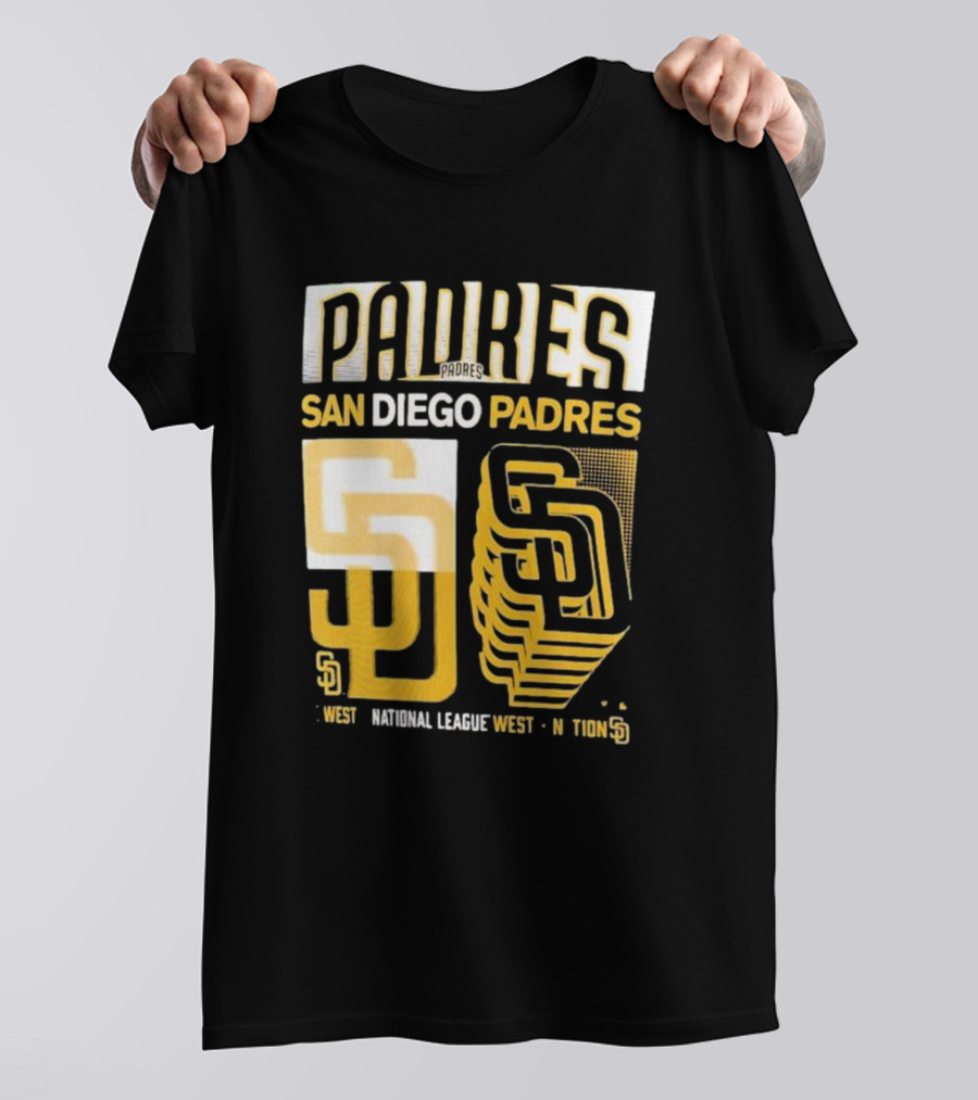 San Diego Padres West National League West Stack T-Shirt