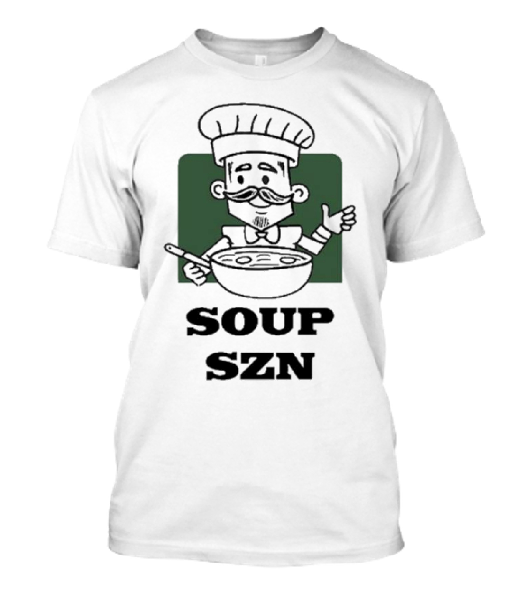 Soup Szn Chef Cartoon Cooking Bowl T-Shirt