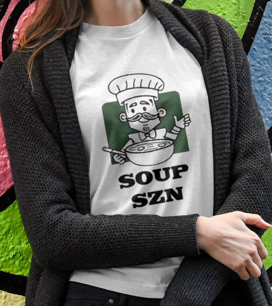 Soup Szn Chef Cartoon Cooking Bowl T-Shirt