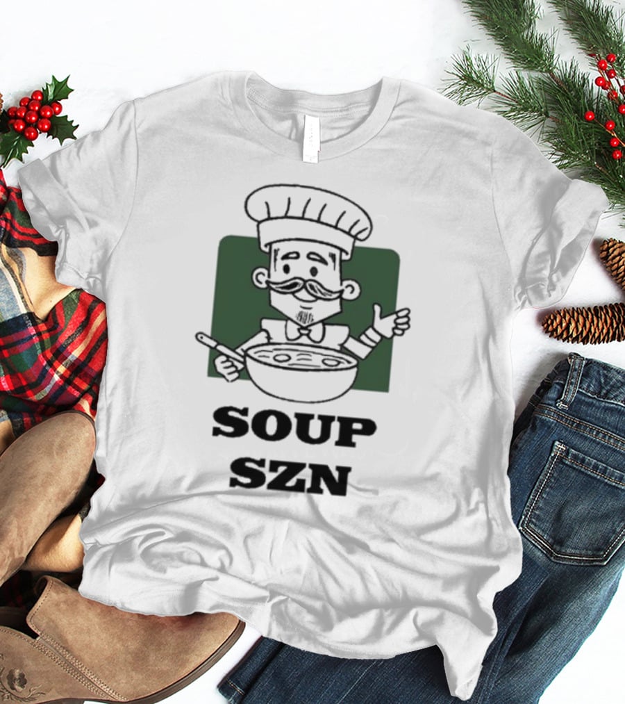 Soup Szn Chef Cartoon Cooking Bowl T-Shirt