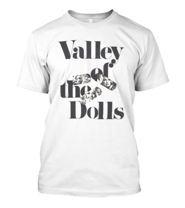Valley Of The Dolls Text With Pill T-Shirt