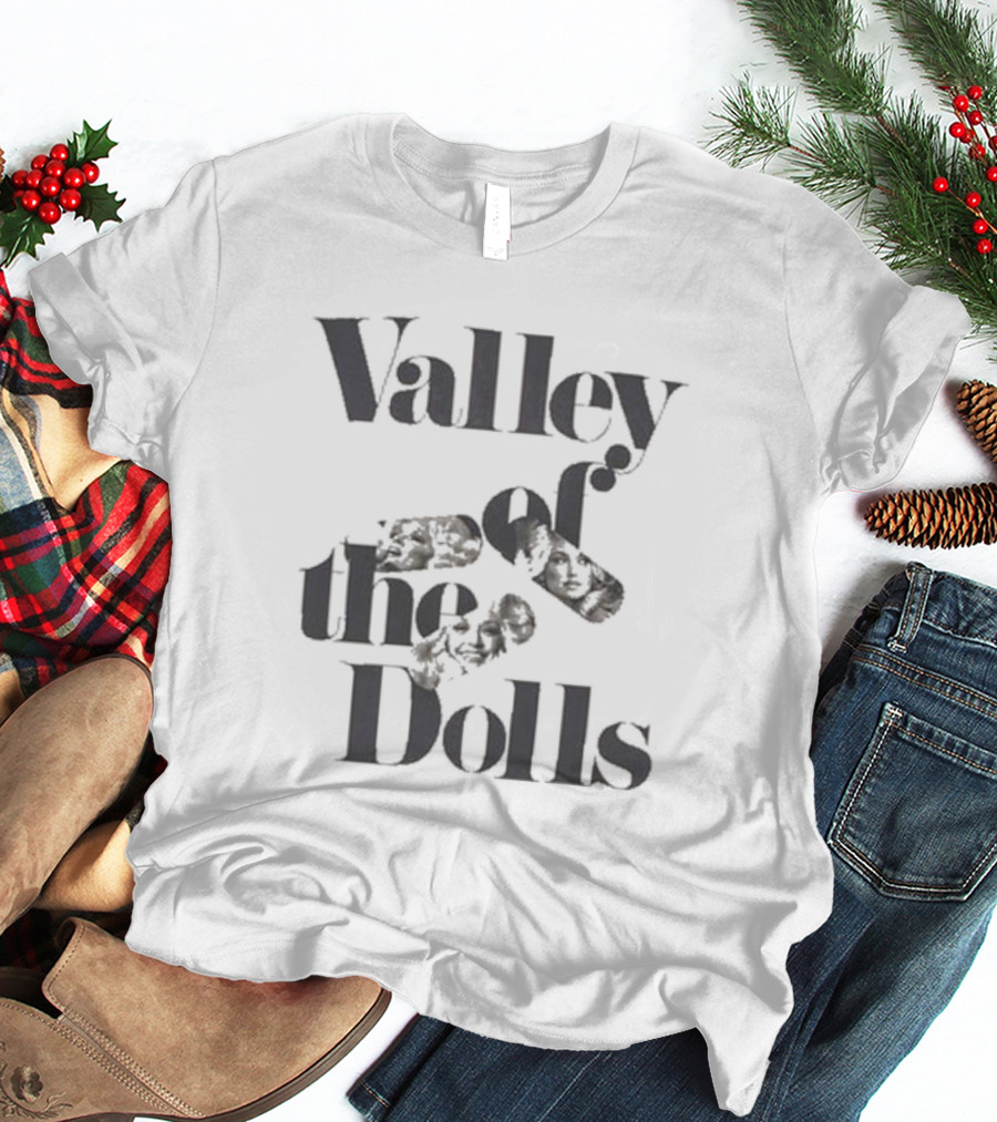 Valley Of The Dolls Text With Pill T-Shirt