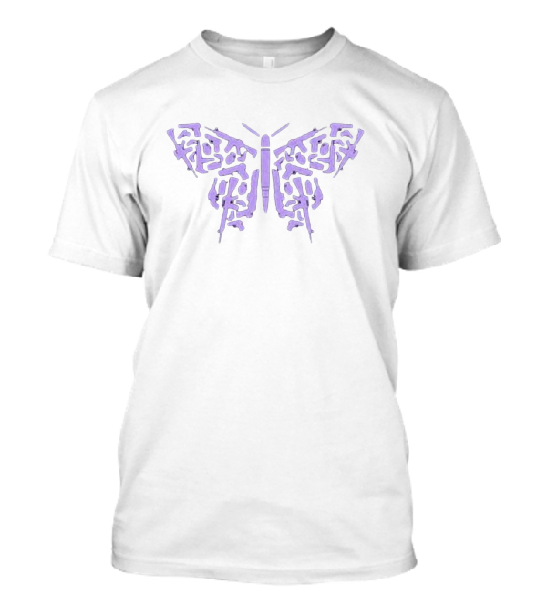 2a Butterfly Guns Wings T-Shirt
