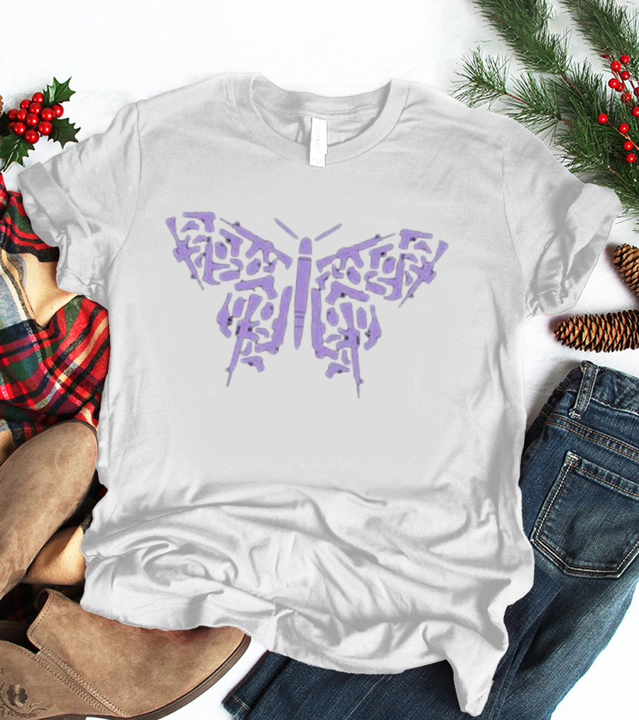 2a Butterfly Guns Wings T-Shirt