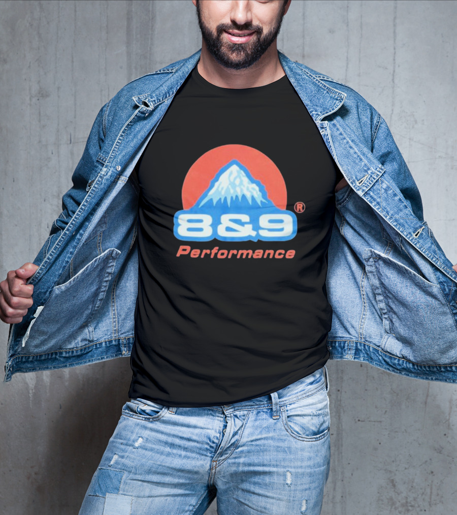 8 And 9 Performance Mountain T-Shirt