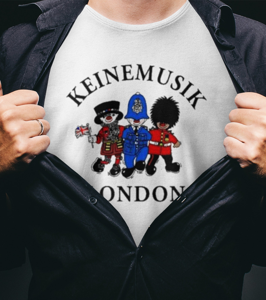 Keinemusik London Bone Soda British Guard Cartoon Characters T-Shirt