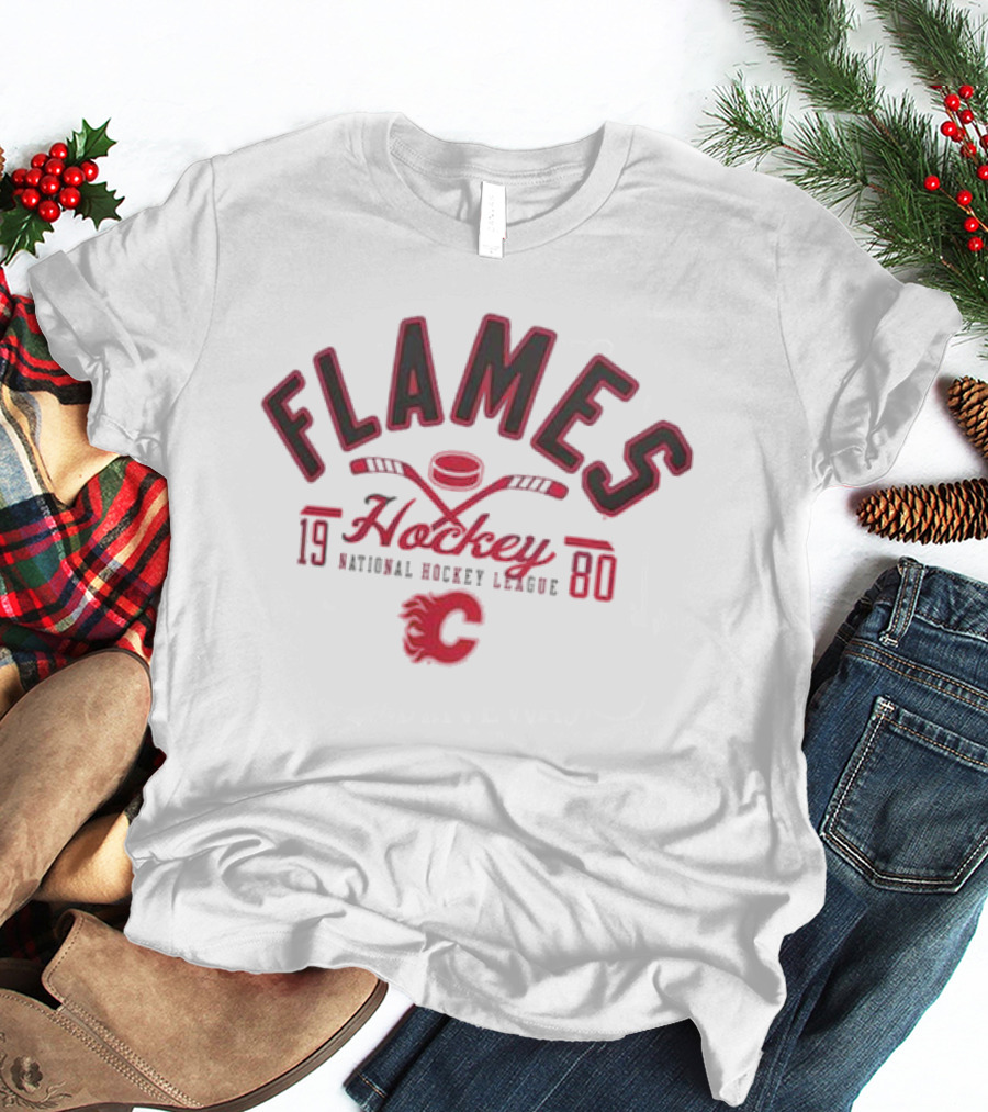 Flames Hockey 1980 National Hockey League Calgary T-Shirt