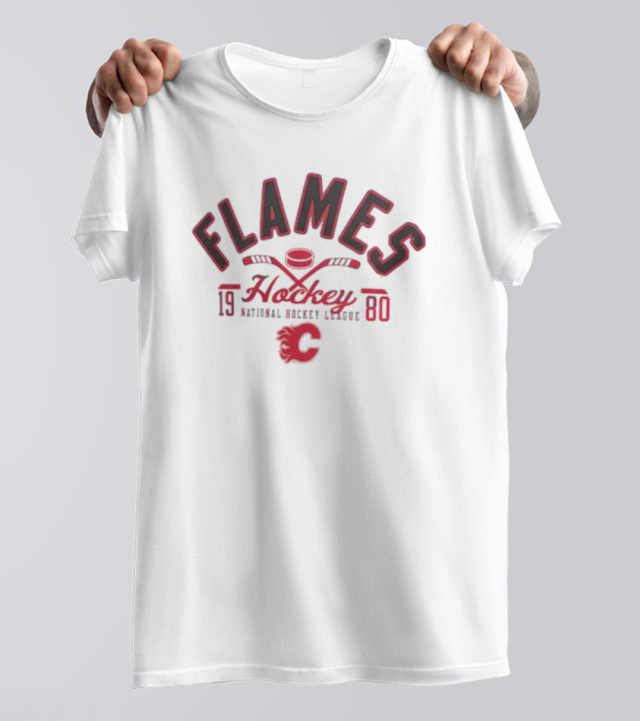 Flames Hockey 1980 National Hockey League Calgary T-Shirt