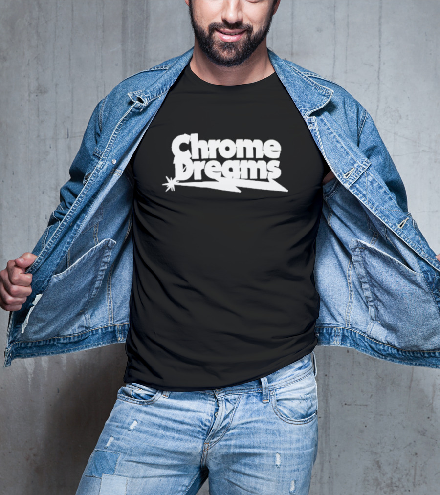 Chrome Dreams Logo With Starburst Accent T-Shirt