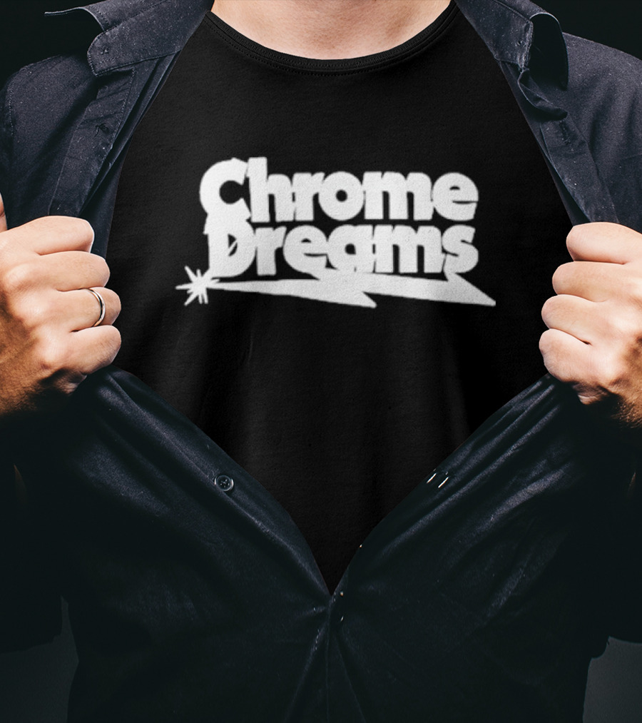 Chrome Dreams Logo With Starburst Accent T-Shirt