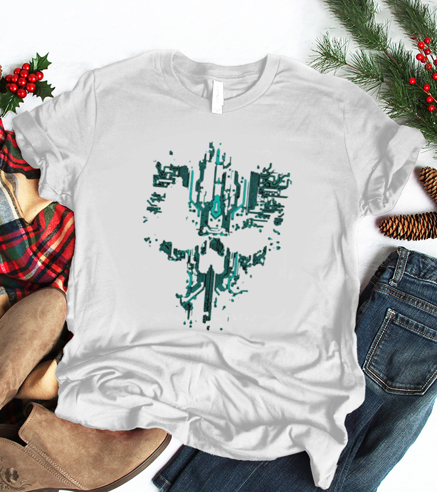 Circuit Skull Tech Face T-Shirt