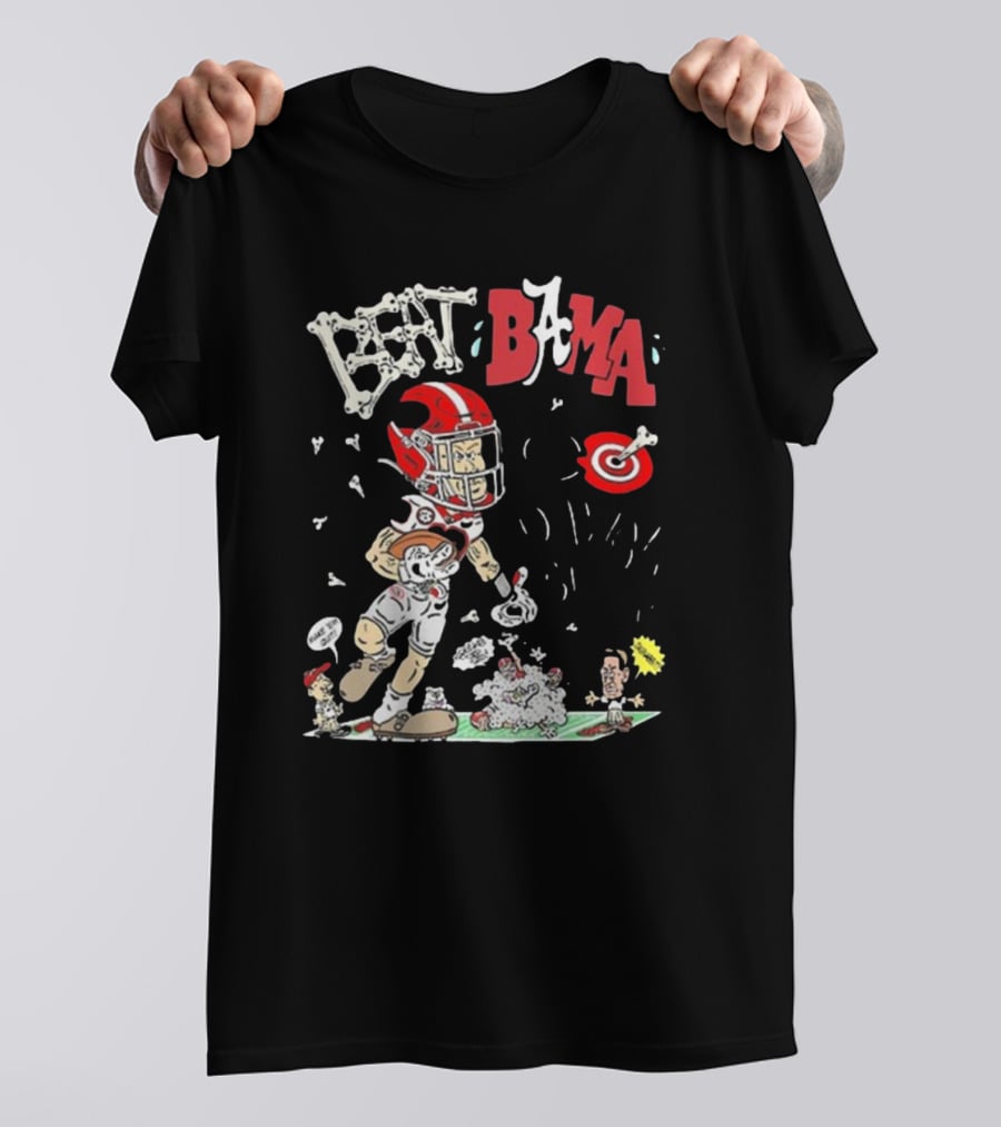 Georgia Bulldogs Football Beat Bama Go Dawgz Sic Target Touchdown Victory T-Shirt