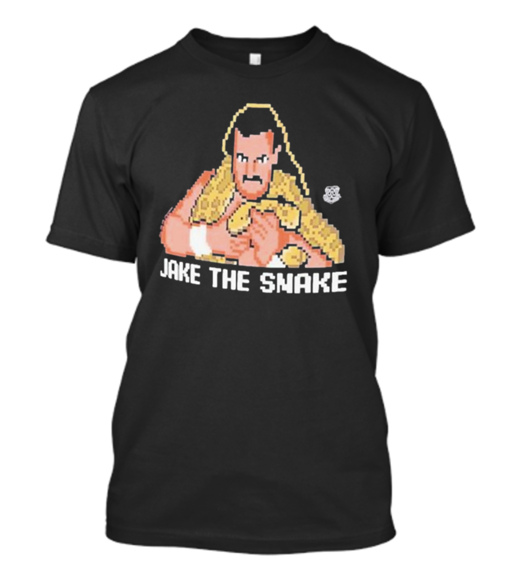 Jake The Snake Roberts 32-bit Pixel Art Ripple Junction T-Shirt