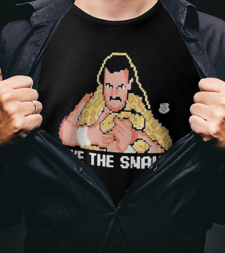 Jake The Snake Roberts 32-bit Pixel Art Ripple Junction T-Shirt