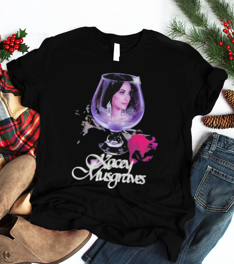 Kacey Musgraves Rose In Glass T-Shirt