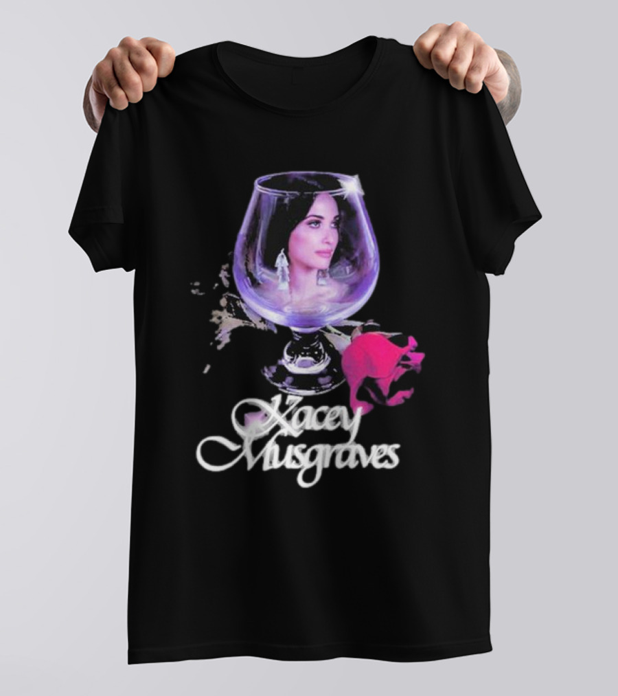 Kacey Musgraves Rose In Glass T-Shirt