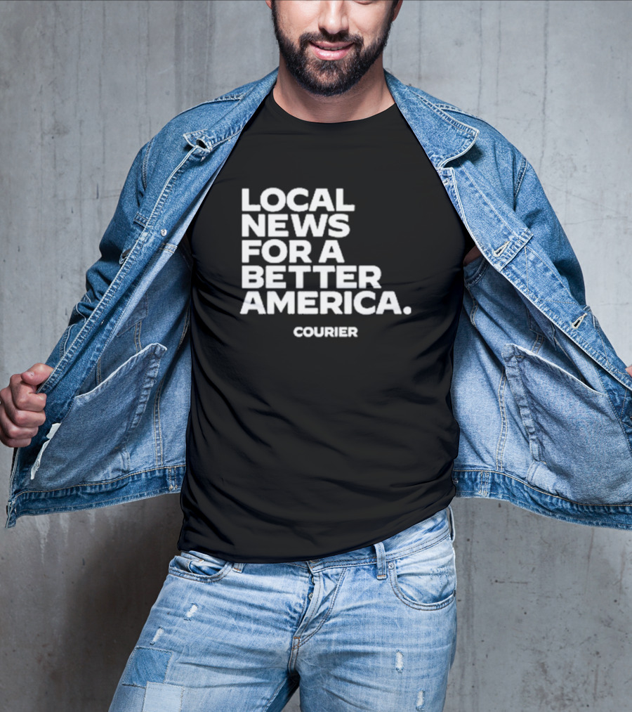 Local News For A Better America Courier T-Shirt
