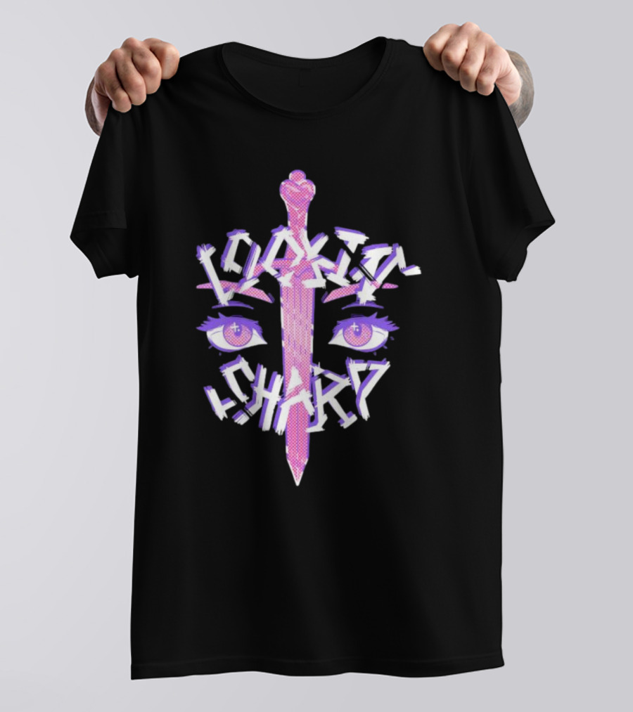 Lookin’ Sharp Kitty-Knife Eyes And Sword T-Shirt