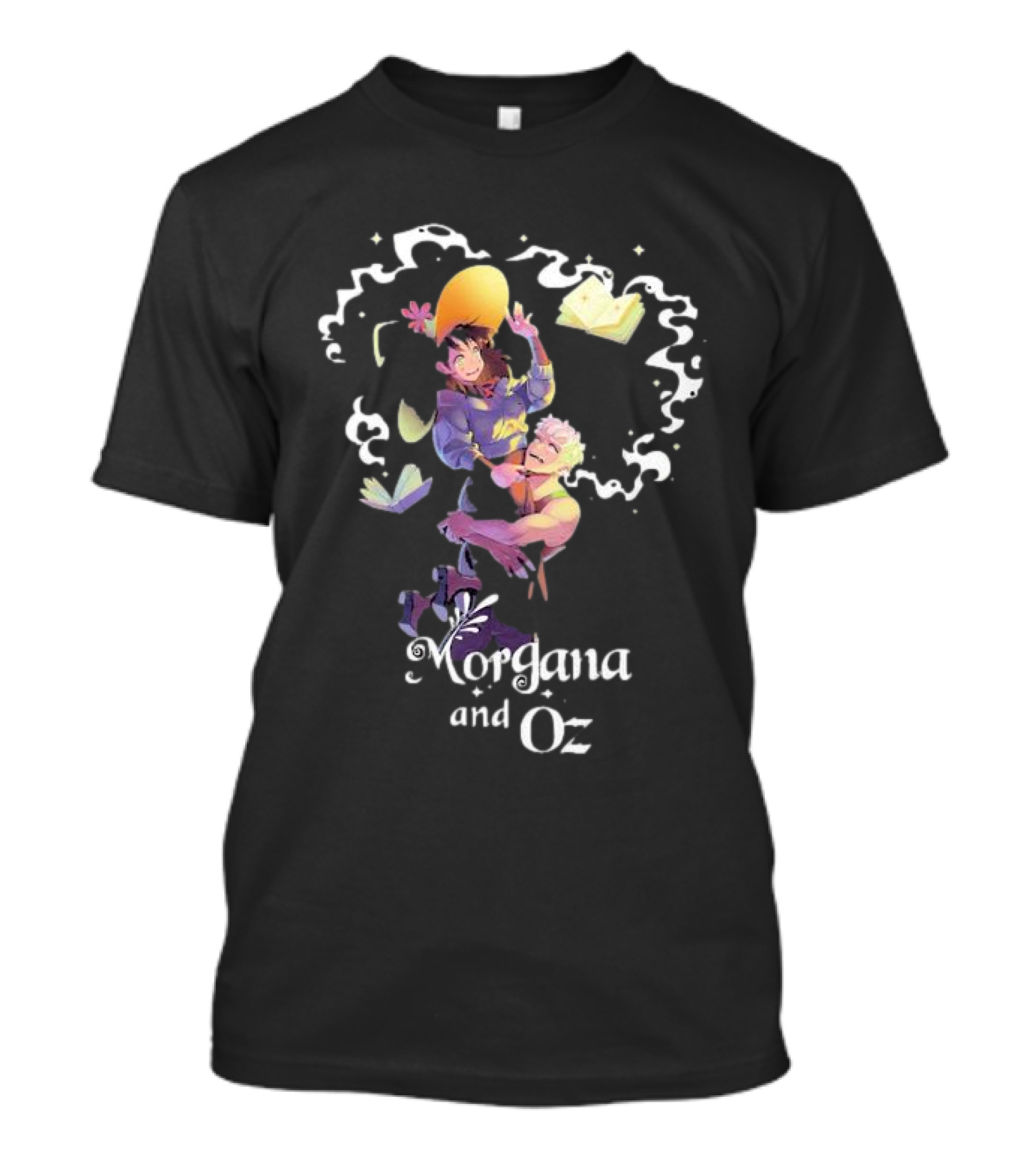 Morgana And Oz Floating Books Magic Adventures T-Shirt