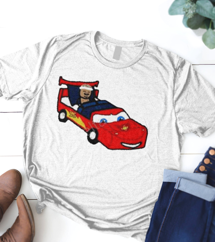 Nbapaint Kyle Snooze-ma With Racing Car T-Shirt