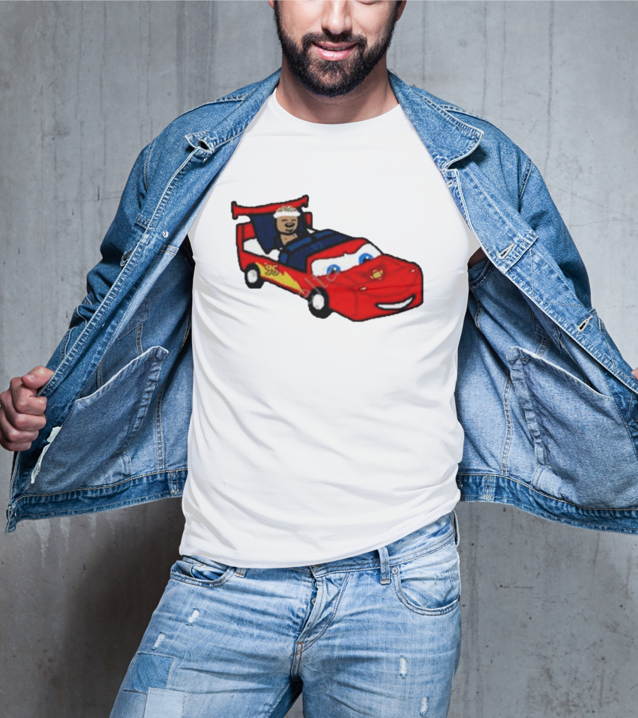 Nbapaint Kyle Snooze-ma With Racing Car T-Shirt