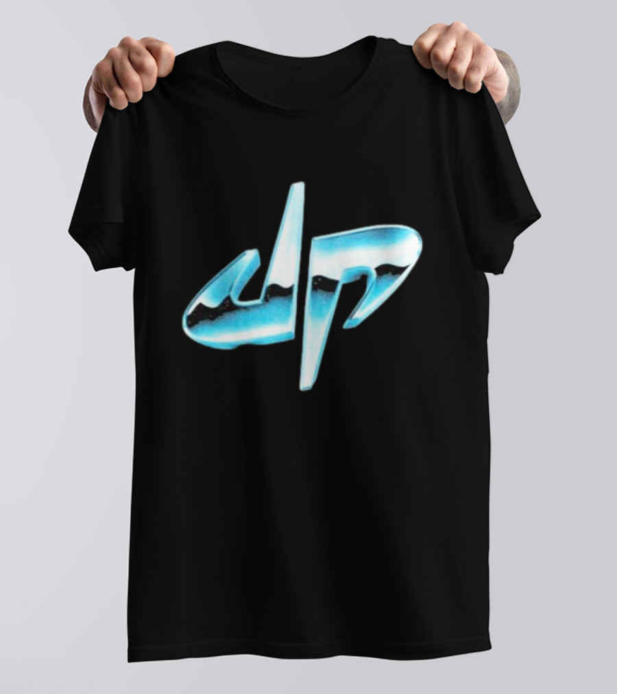 Dude Perfect DP Chrome Blue T-Shirt