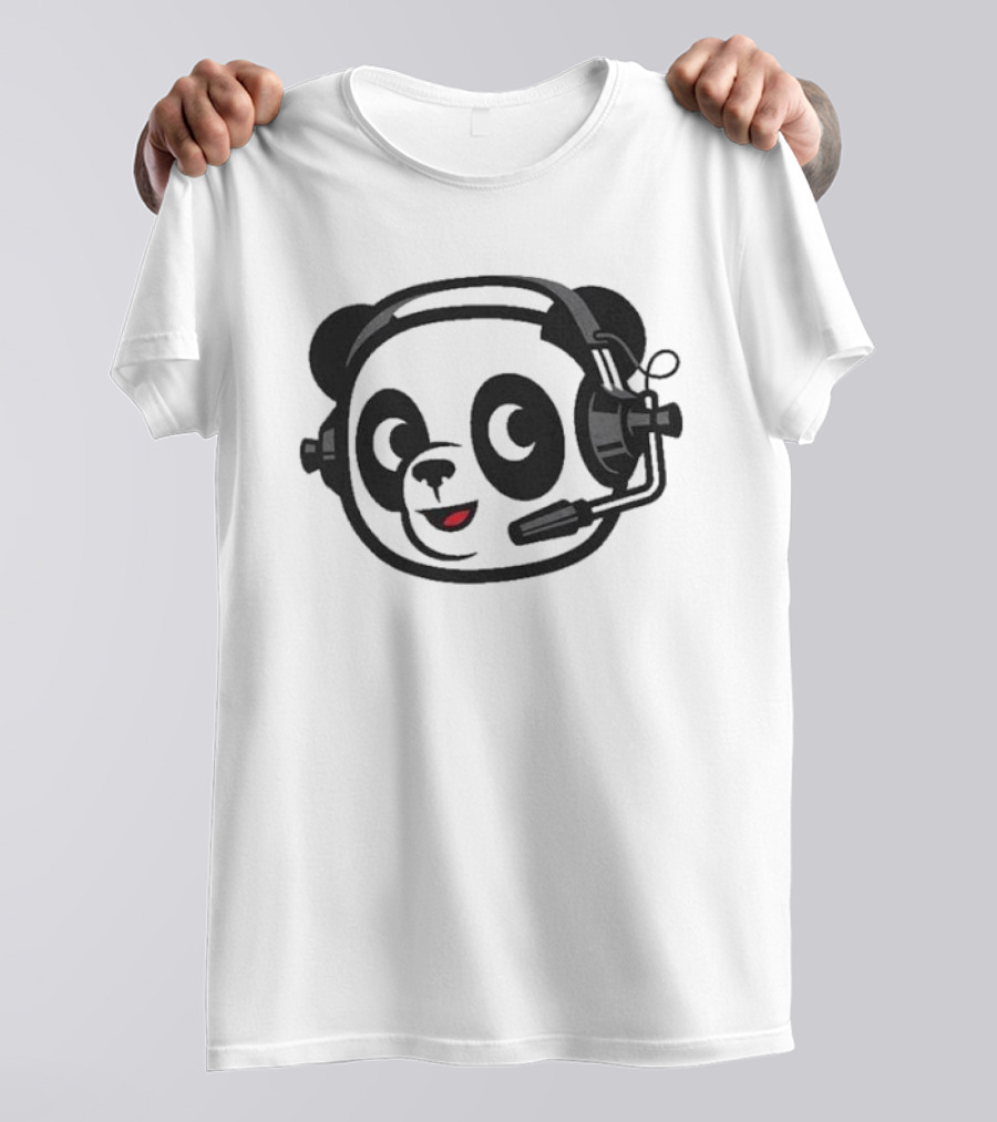 Dude Perfect Panda Headset T-Shirt