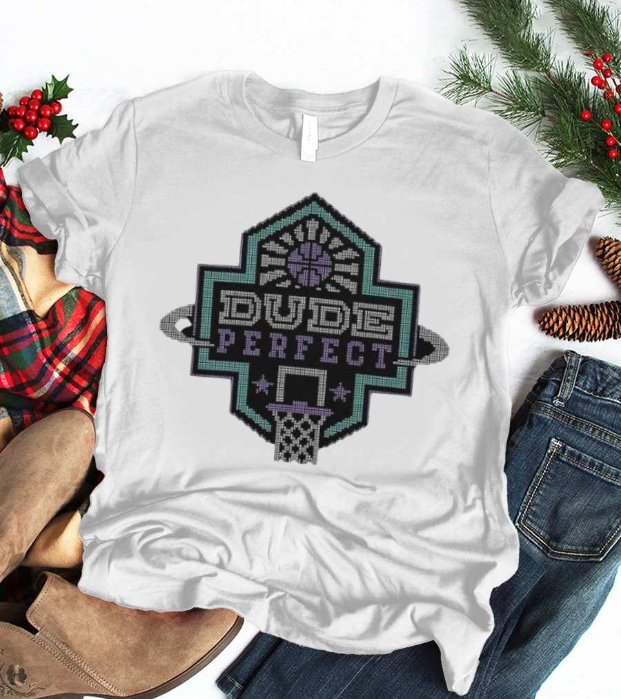 Dude Perfect Basketball Scoreboard T-Shirt