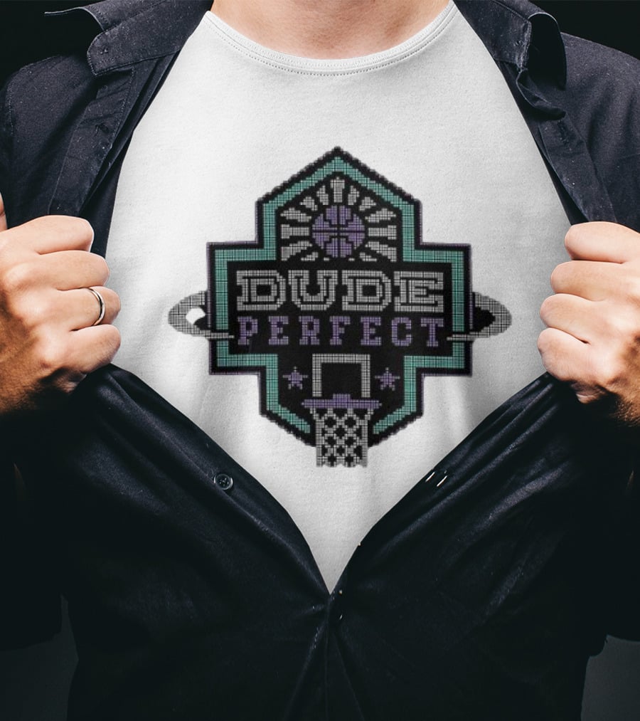 Dude Perfect Basketball Scoreboard T-Shirt