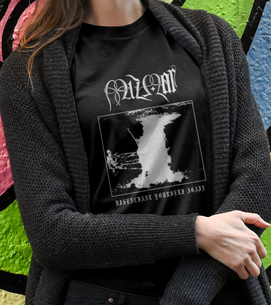 Mizmor Disenchanted Yourself Again Black And White Abstract T-Shirt