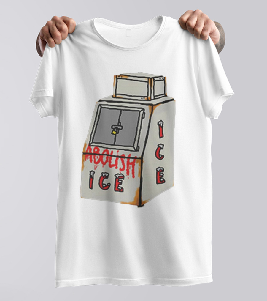 Alexandria Ocasio Cortez Abolish ICE Political Statement Freezer T-Shirt