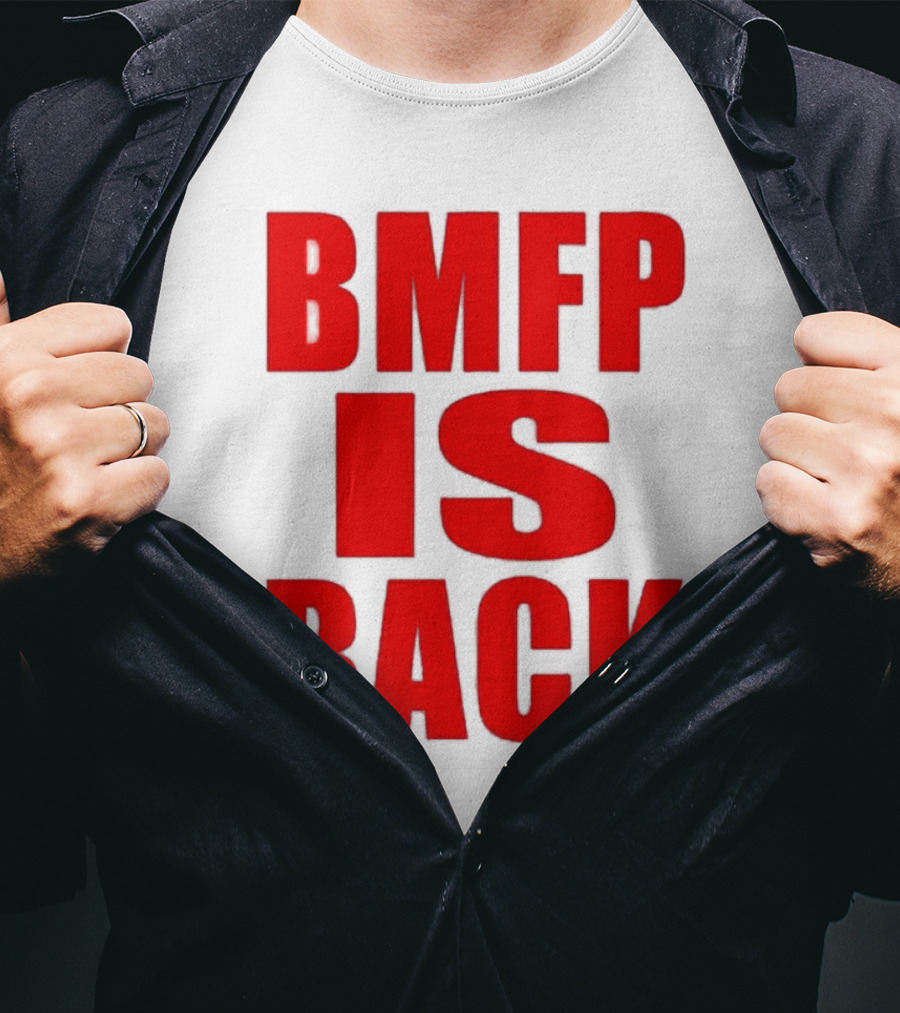 BMFP Is Back Bold Red Lettering T-Shirt