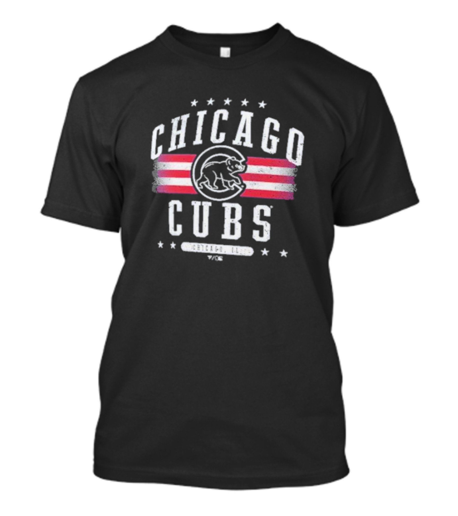 Chicago Cubs Vintage Americana Style Chicago, Illinois T-Shirt