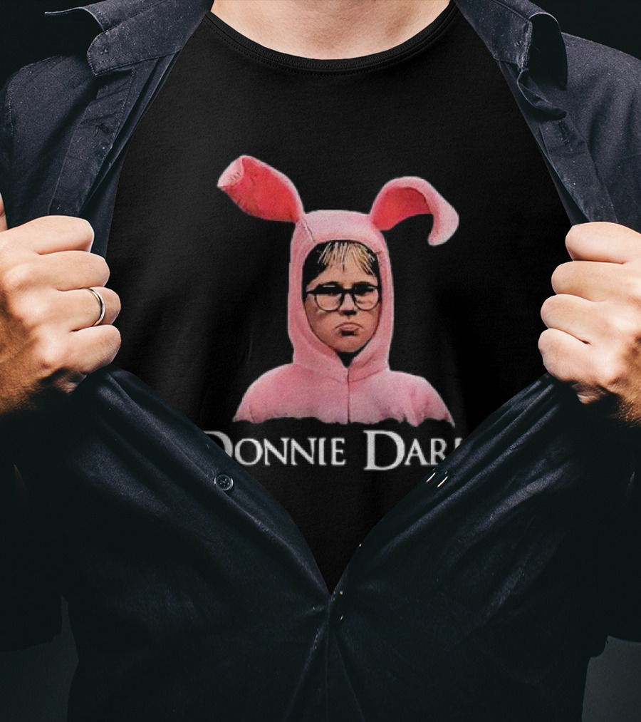 Donnie Darko Pink Bunny Character Crewneck T-Shirt
