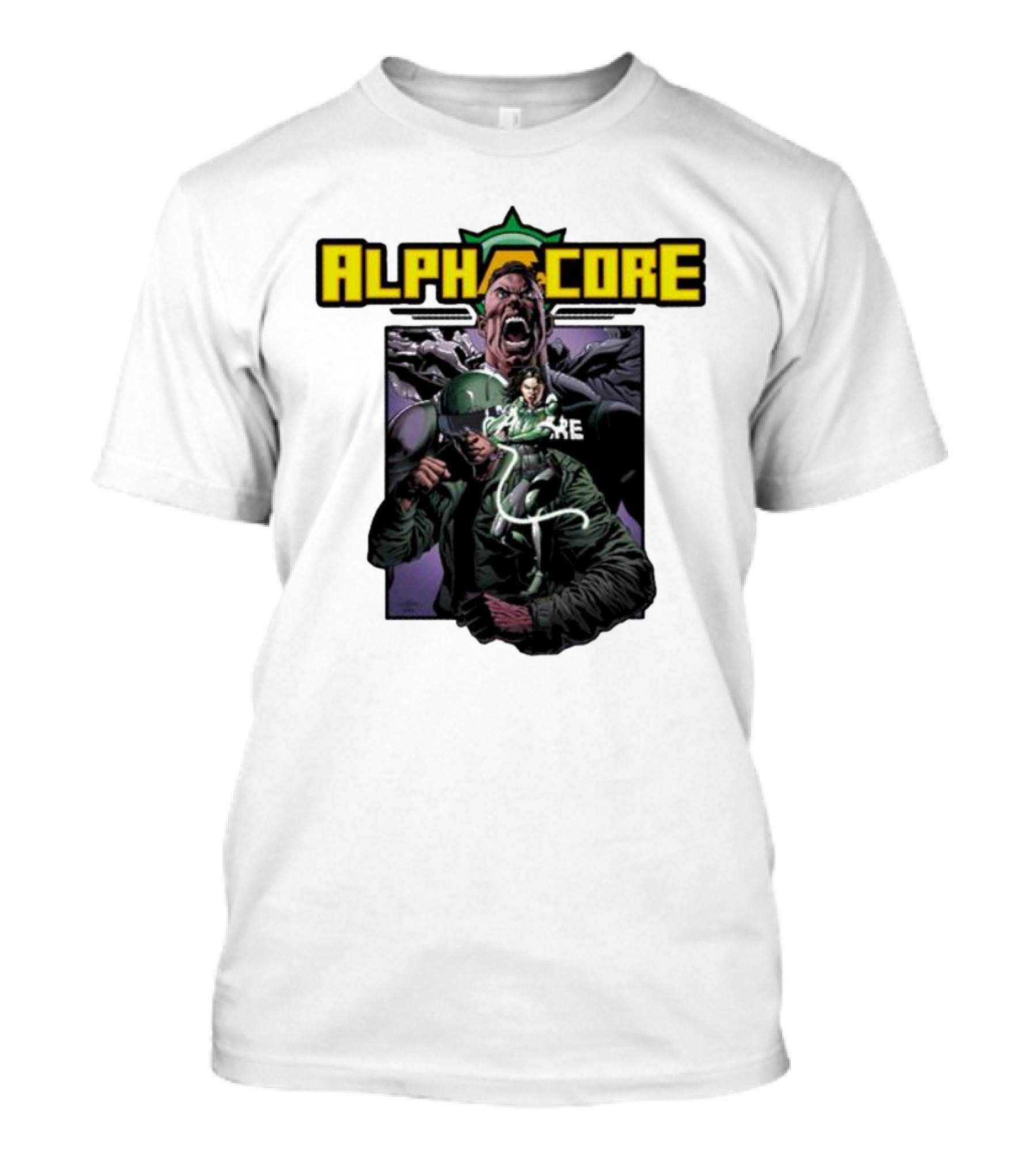 Alphacore Rippaverse Campaign Comic Characters Action Scene T-Shirt
