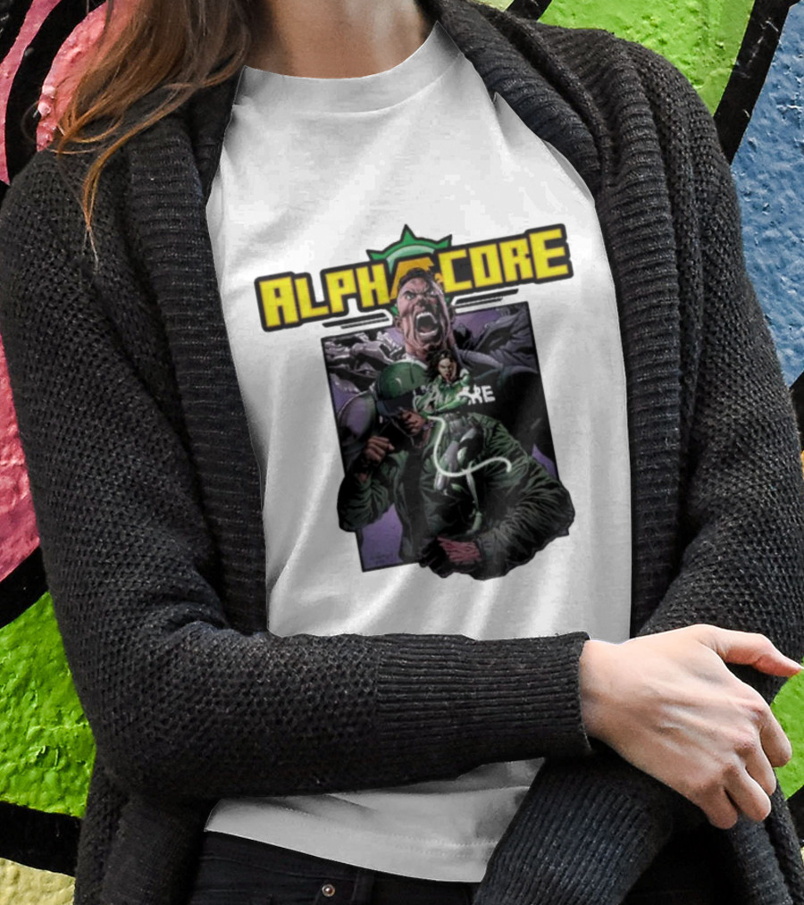 Alphacore Rippaverse Campaign Comic Characters Action Scene T-Shirt
