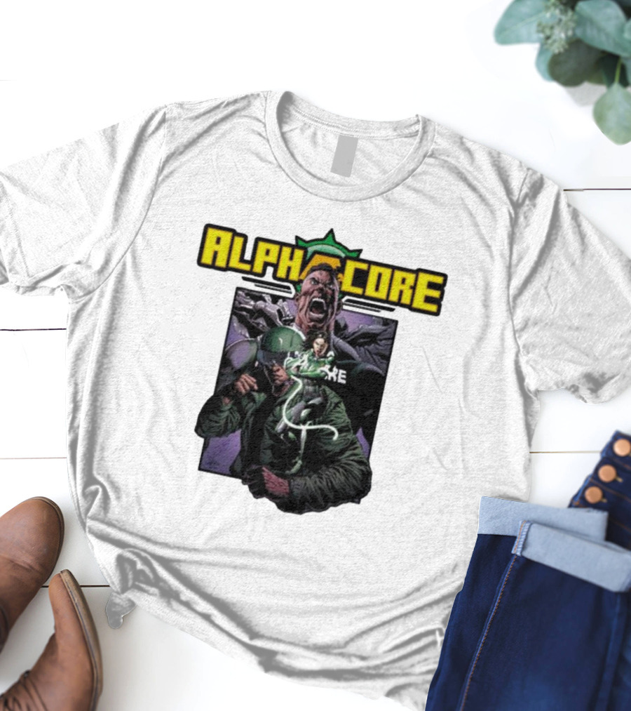 Alphacore Rippaverse Campaign Comic Characters Action Scene T-Shirt