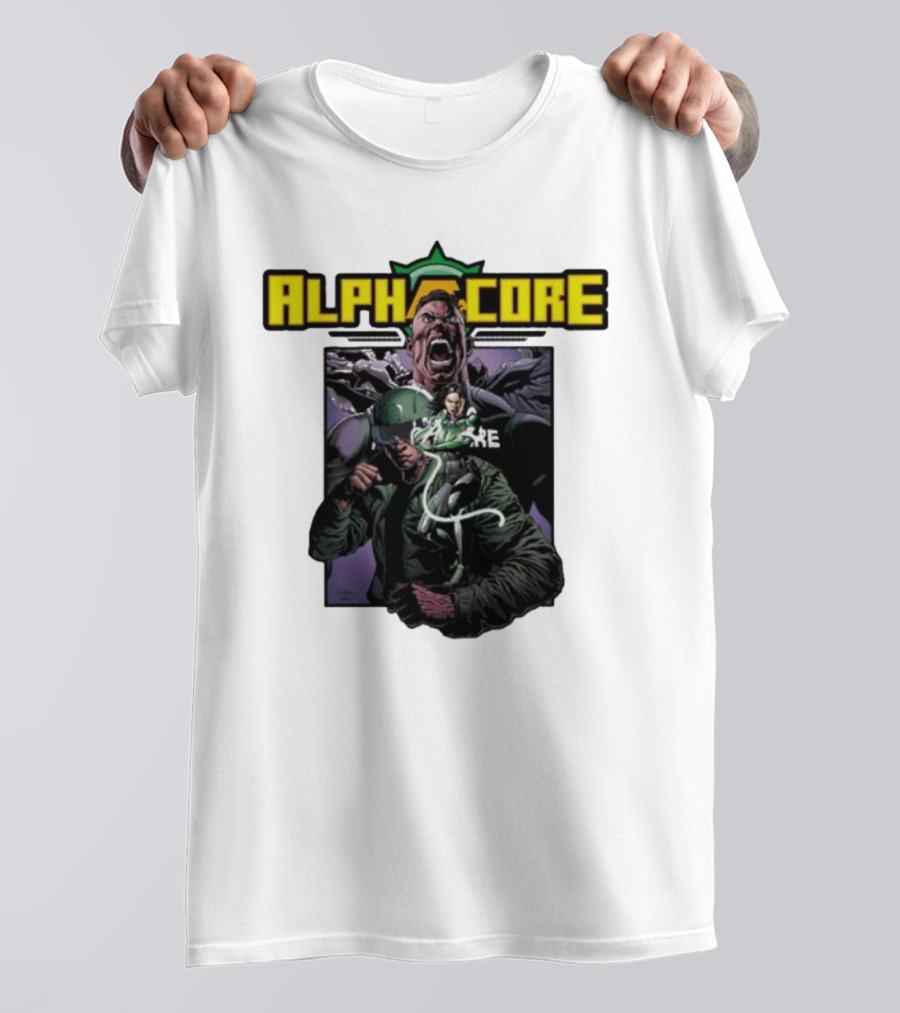 Alphacore Rippaverse Campaign Comic Characters Action Scene T-Shirt