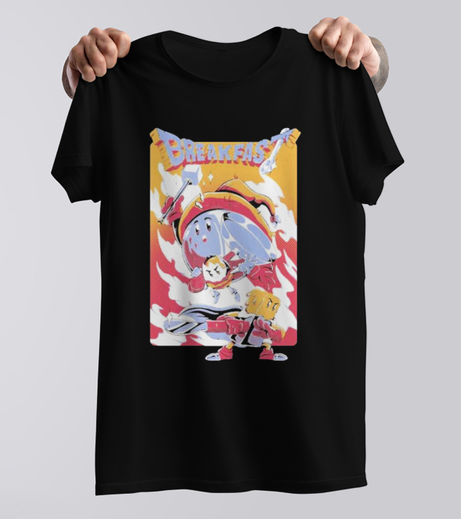 Breakfast Quest Heroes Toast Battlers T-Shirt