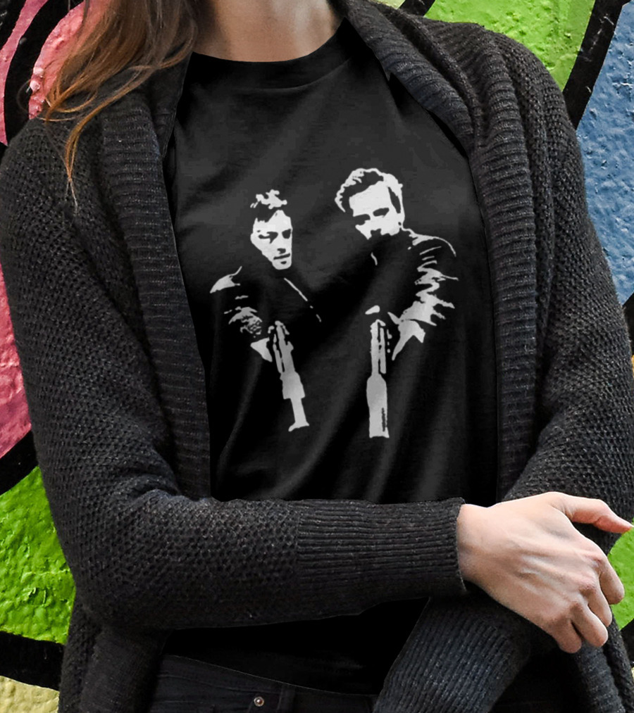 Boondock Saints Brothers With Guns Iconic T-Shirt